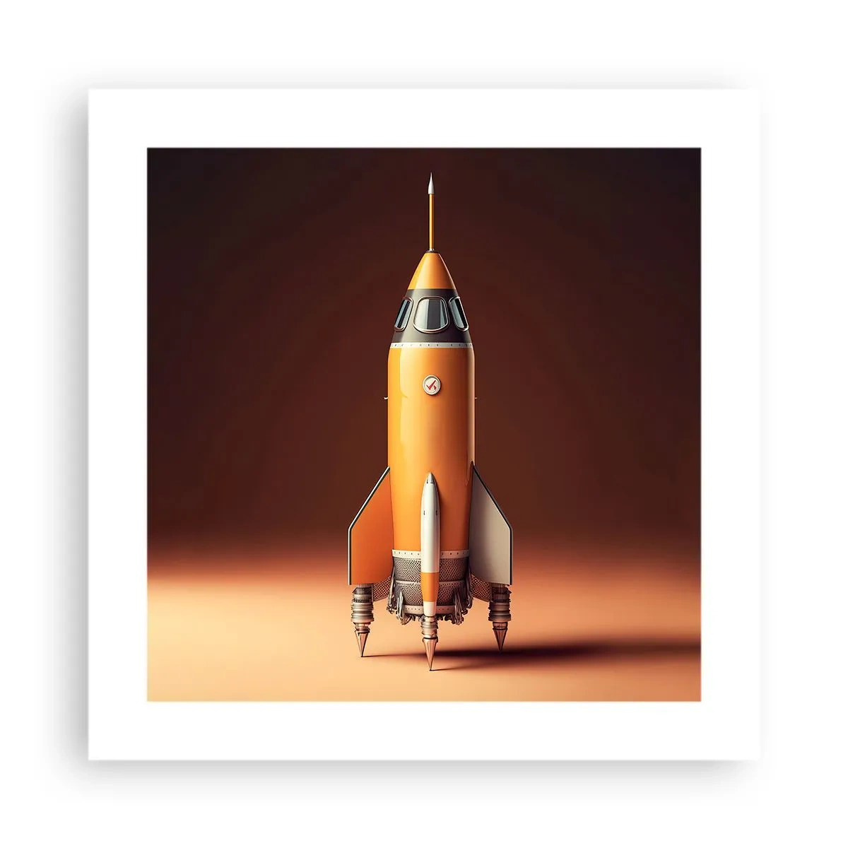 Poster - Totul începe cu un vis - 40x40 cm