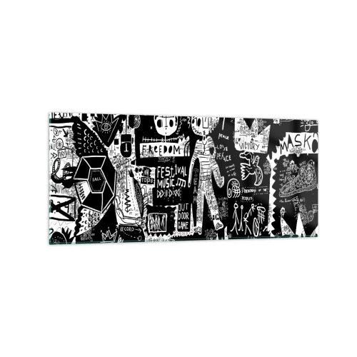 Tablou pe sticlă - Tinerețea duhovnicească a legii și a bucuriei - 120x50 cm