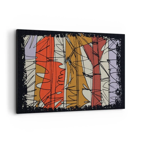 Tablou pe pânză - Compoziție spontană - 120x80 cm