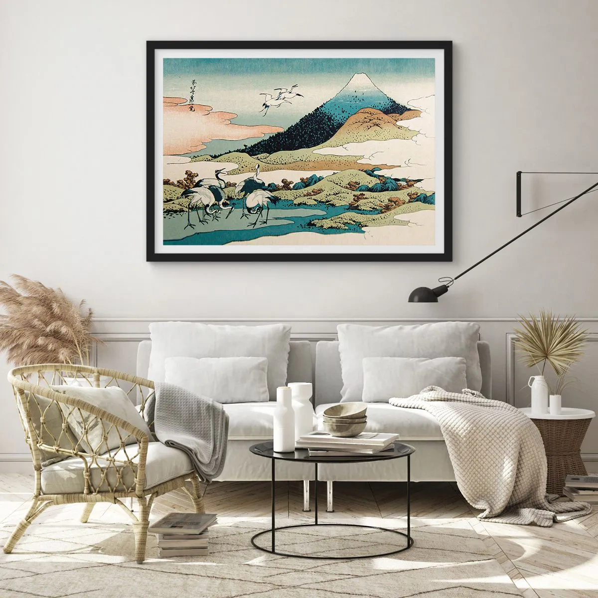 Poster în ramă neagră - În mod japonez - 100x70 cm