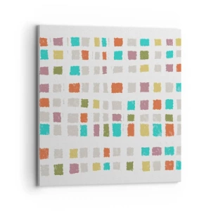 Tablou pe pânză - Joc necunoscut - 70x70 cm