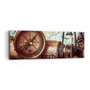 Tablou pe pânză - Te așteaptă o aventură cu pirați în Caraibe - 90x30 cm