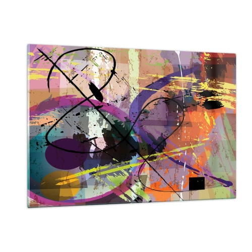 Tablou pe sticlă - Poate fi drept sau de jur împrejur - 120x80 cm