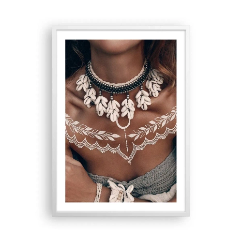 Poster în ramă albă - Talismanele, ritualurile feminității - 50x70 cm