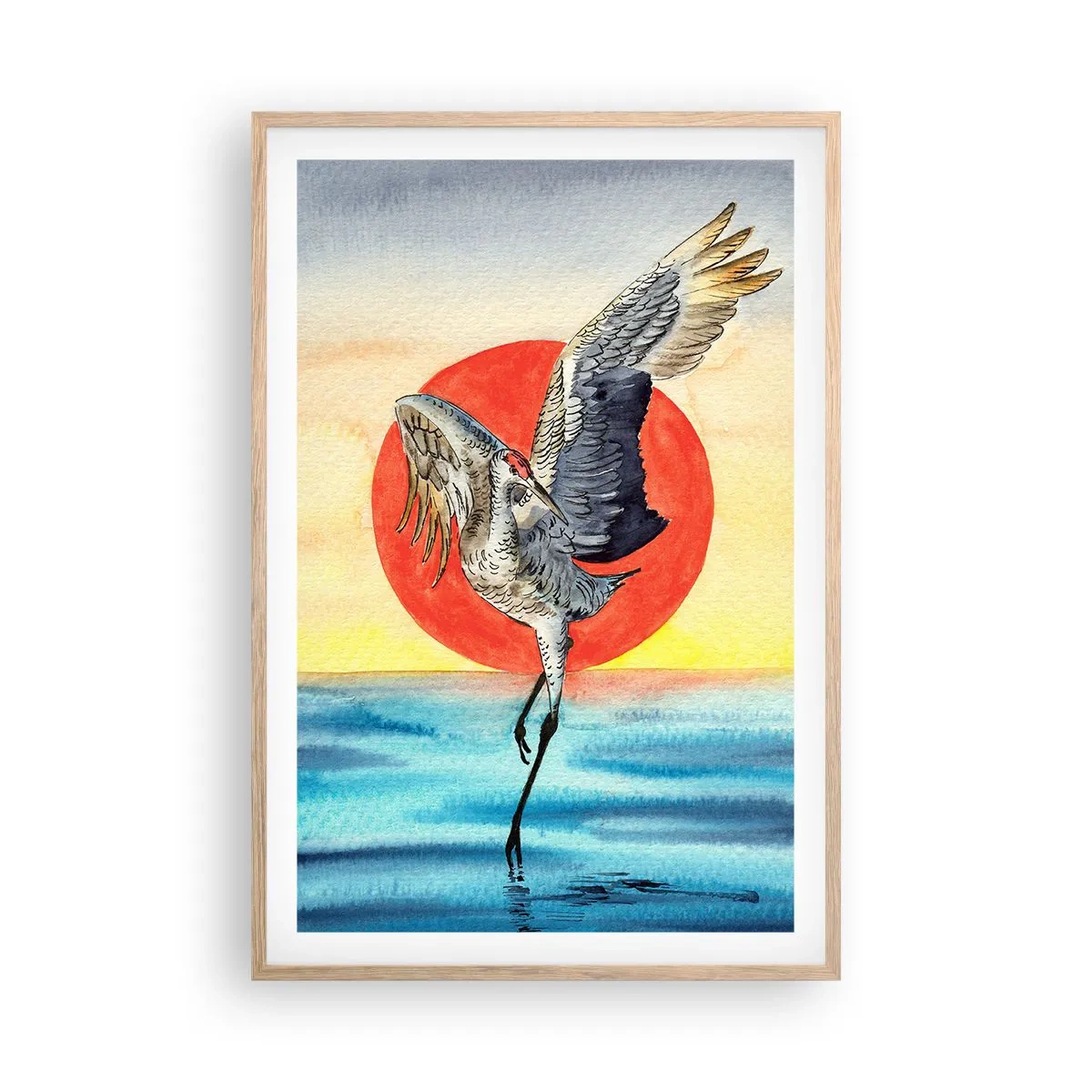 Poster în ramă de stejar deschis - E timpul să ne întoarcem - 61x91 cm
