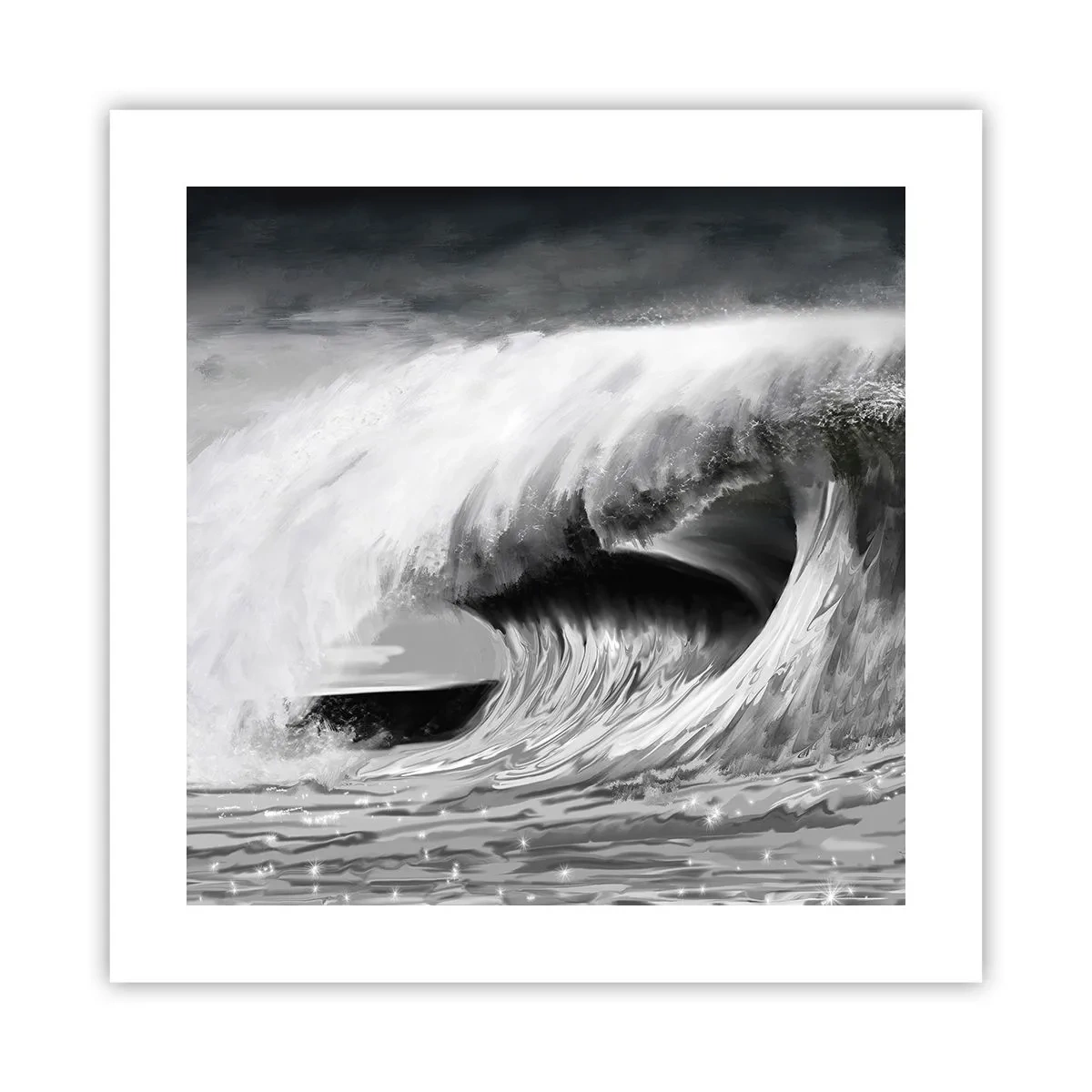 Poster - Mânia oceanului - 40x40 cm