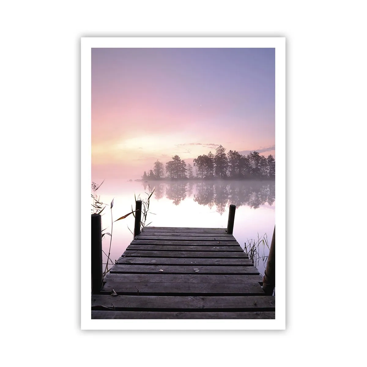 Poster - Din ceața de liliac... - 70x100 cm