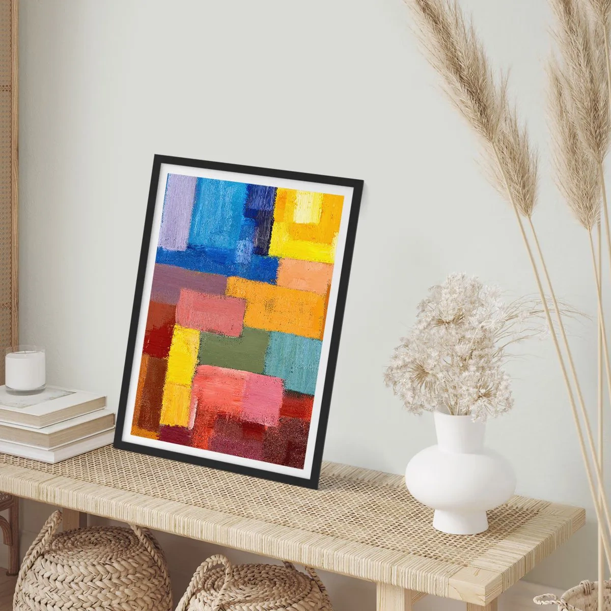 Poster în ramă neagră - Fiecare diferită, toate colorate - 70x100 cm