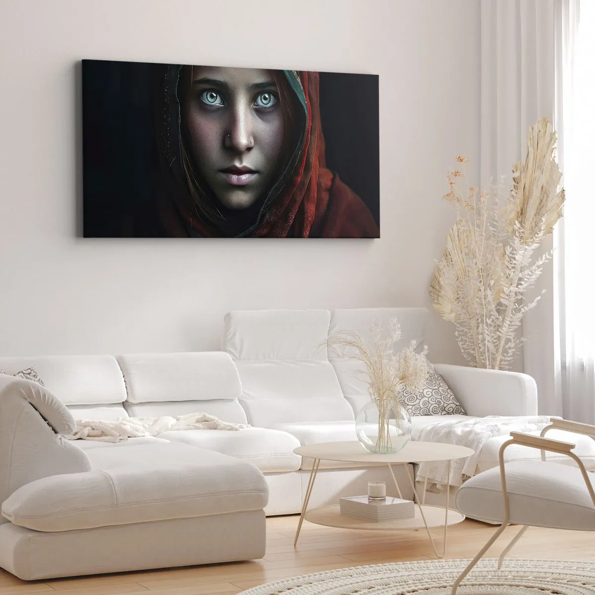 Tablou pe pânză - Prințesa orientală - 100x40 cm
