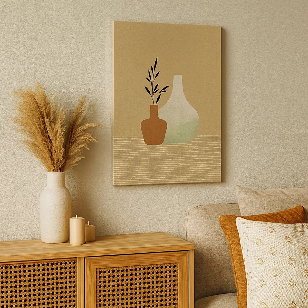 Tablou pe pânză - Vasul și ideea sa - 50x70 cm