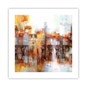 Poster - Frumos și sub pod - 40x40 cm