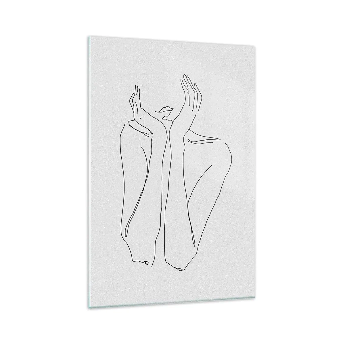 Tablou pe sticlă - La ce visează fetele - 80x120 cm