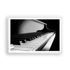 Poster în ramă albă - Armonia formelor și a culorilor - 91x61 cm