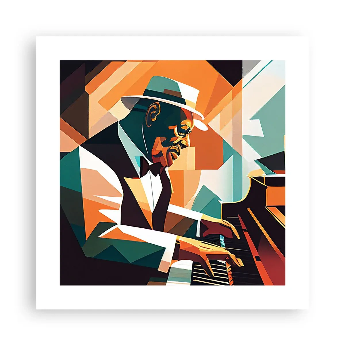 Poster - Numai jazz - 40x40 cm