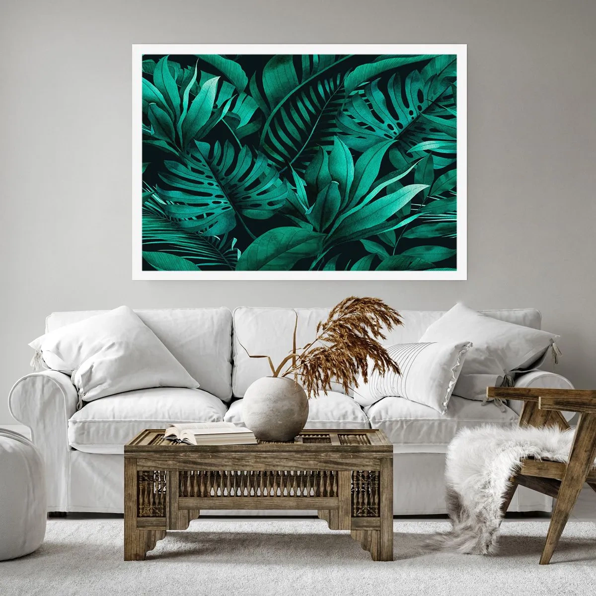 Poster - Profunzimea verdelui tropical - 70x50 cm