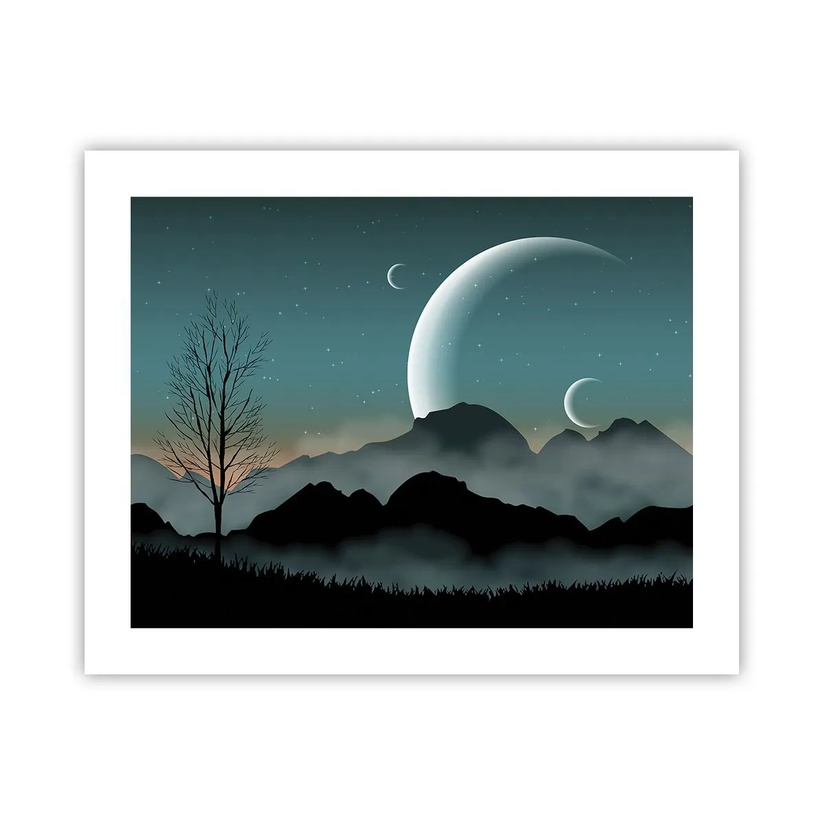 Poster - Carnavalul unei nopți înstelate - 50x40 cm
