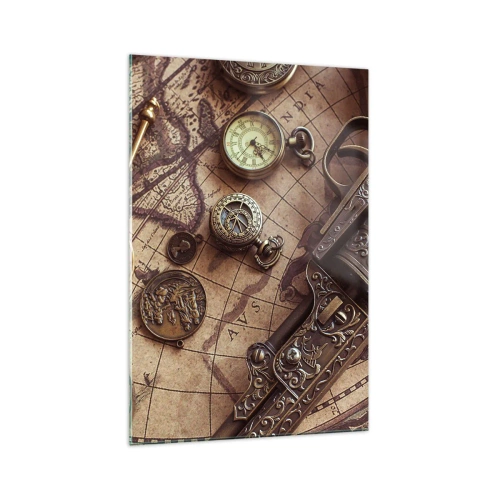 Tablou pe sticlă - Sugestii de aventură - 70x100 cm