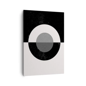 Tablou pe pânză - Armonie în alb și negru - 70x100 cm