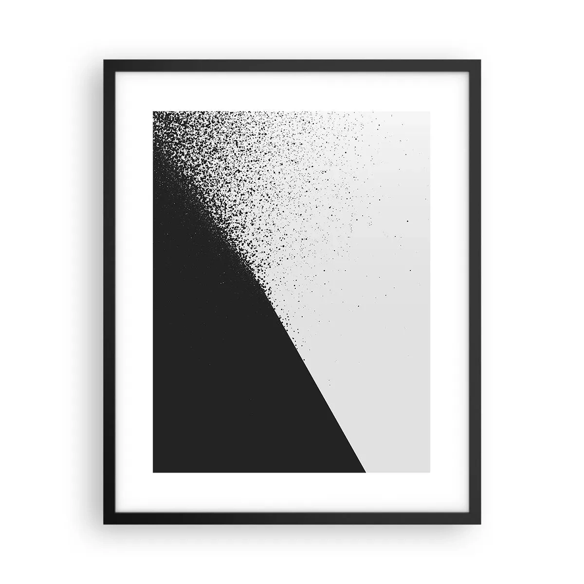 Poster în ramă neagră - Din ce în ce mai repede, din ce în ce mai mult - 40x50 cm