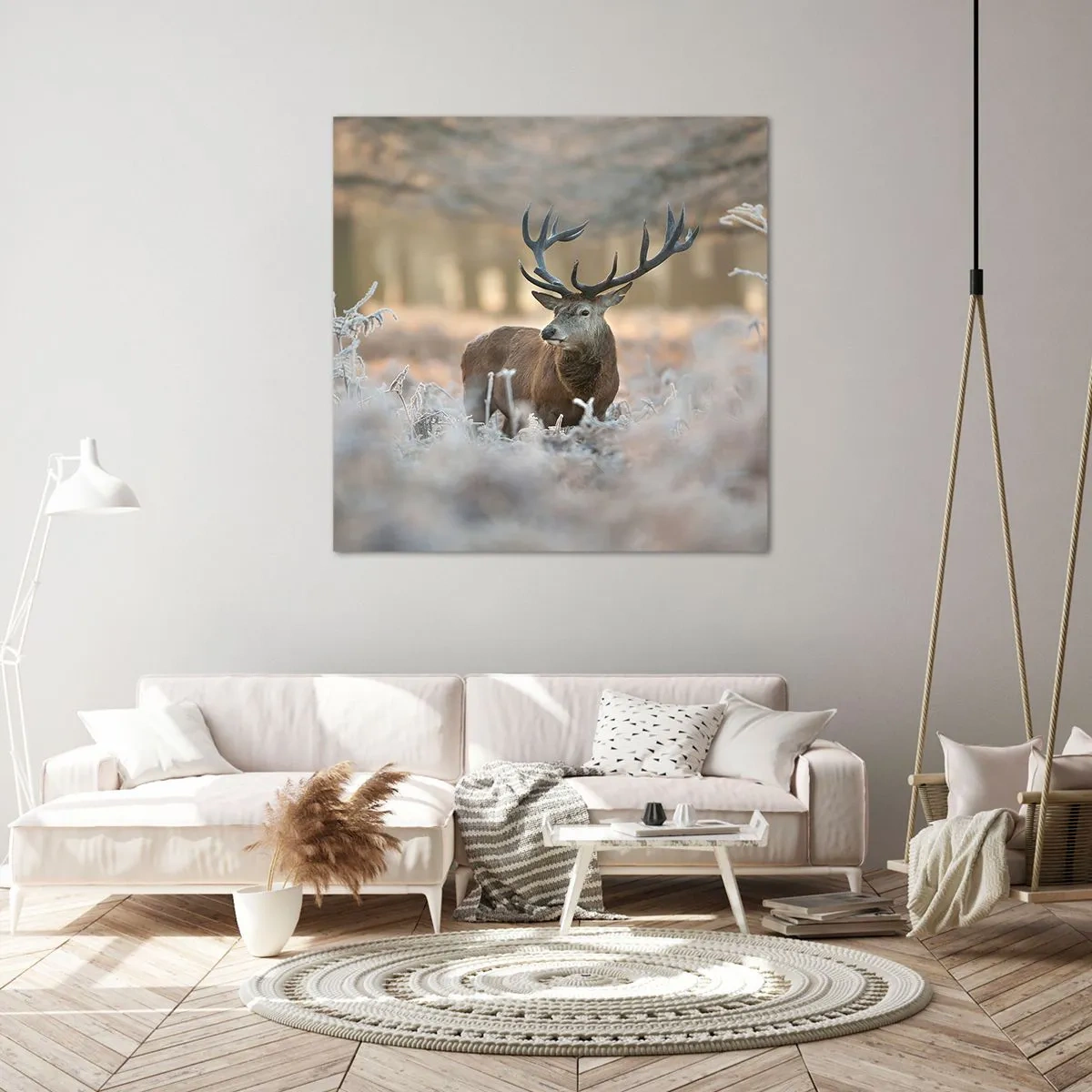 Tablou pe pânză - O dimineață răcoroasă - 70x70 cm