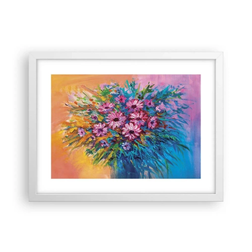 Poster în ramă albă - Energia vieții - 40x30 cm