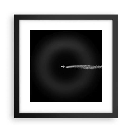 Poster în ramă neagră - Într-o altă dimensiune - 30x30 cm