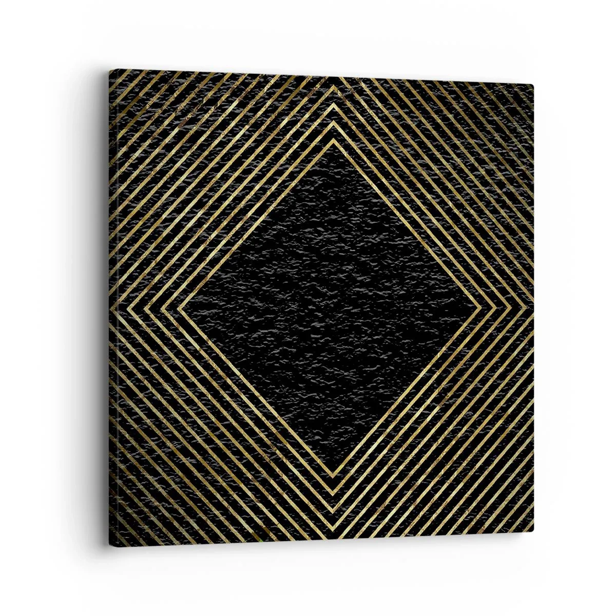 Tablou pe pânză - Geometrie în stil glamour - 30x30 cm