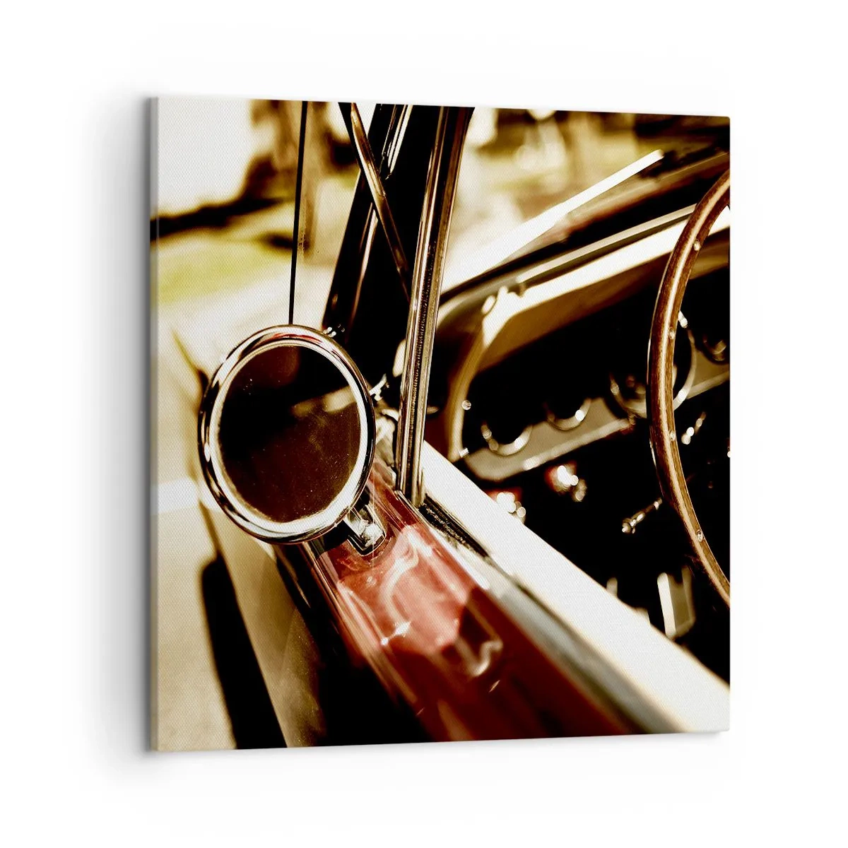 Tablou pe pânză - O mașină cu suflet - 50x50 cm