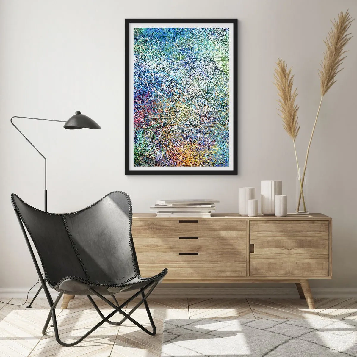 Poster în ramă neagră - Nu este atât de simplu - 40x50 cm