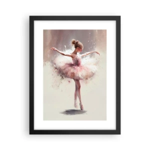 Poster în ramă neagră - Ca o pasăre tânără - 30x40 cm