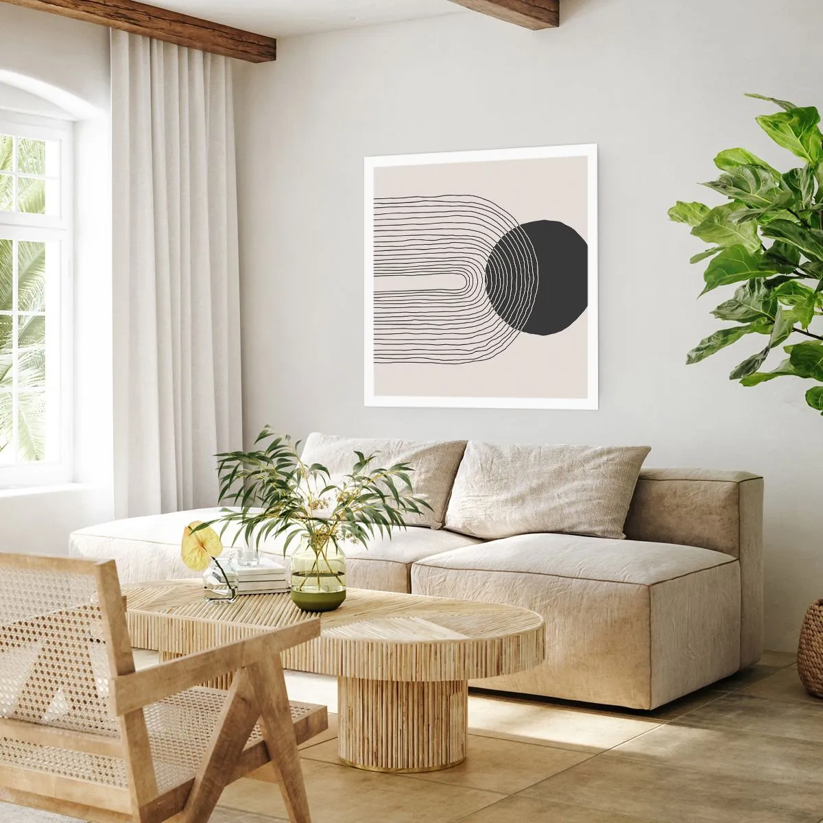 Poster - Tremurând și încrezător - 40x40 cm