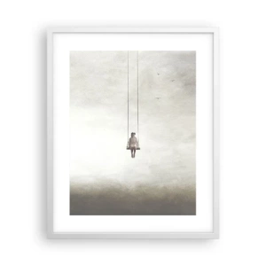 Poster în ramă albă - Copilul din noi - 40x50 cm