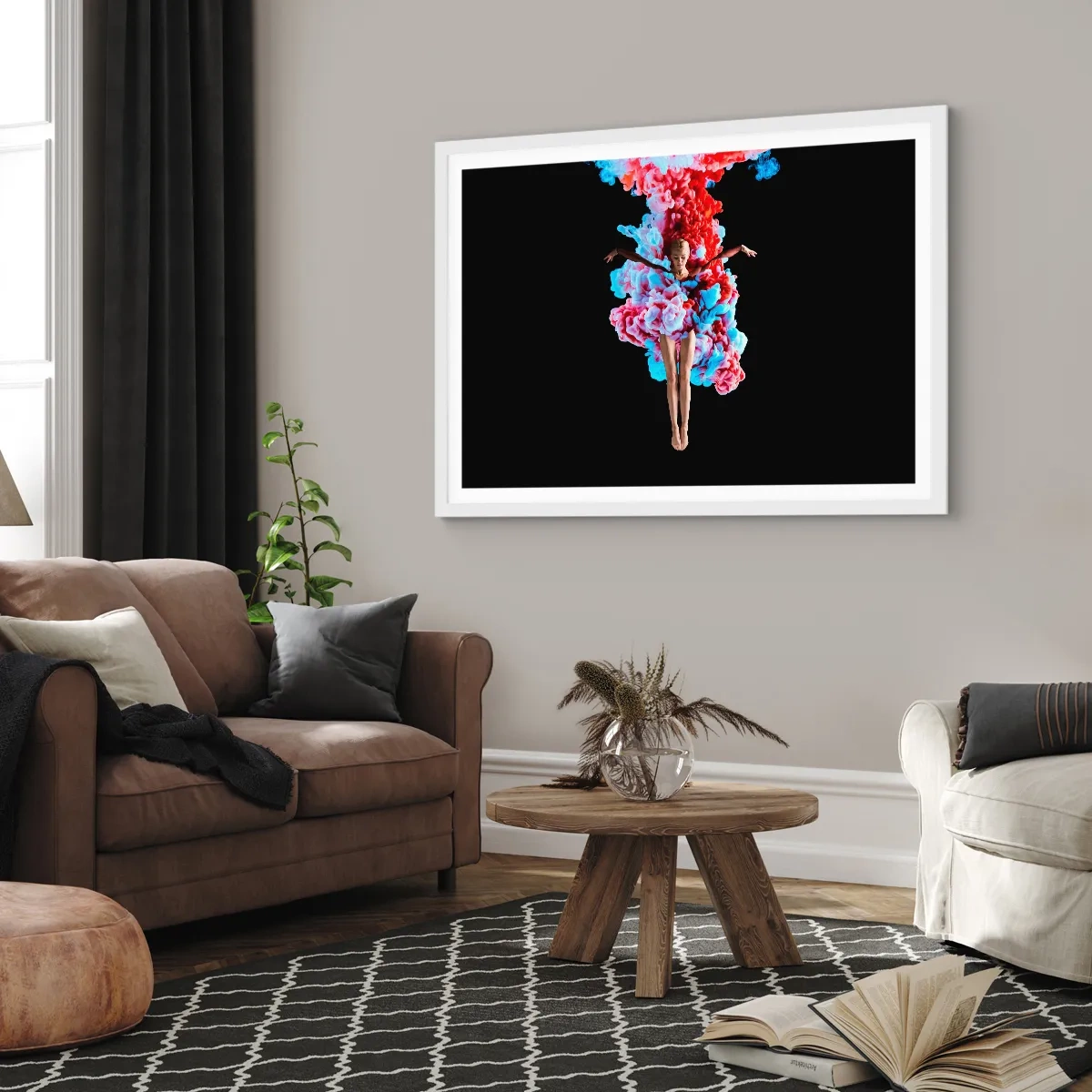 Poster în ramă albă - În plină înflorire - 91x61 cm