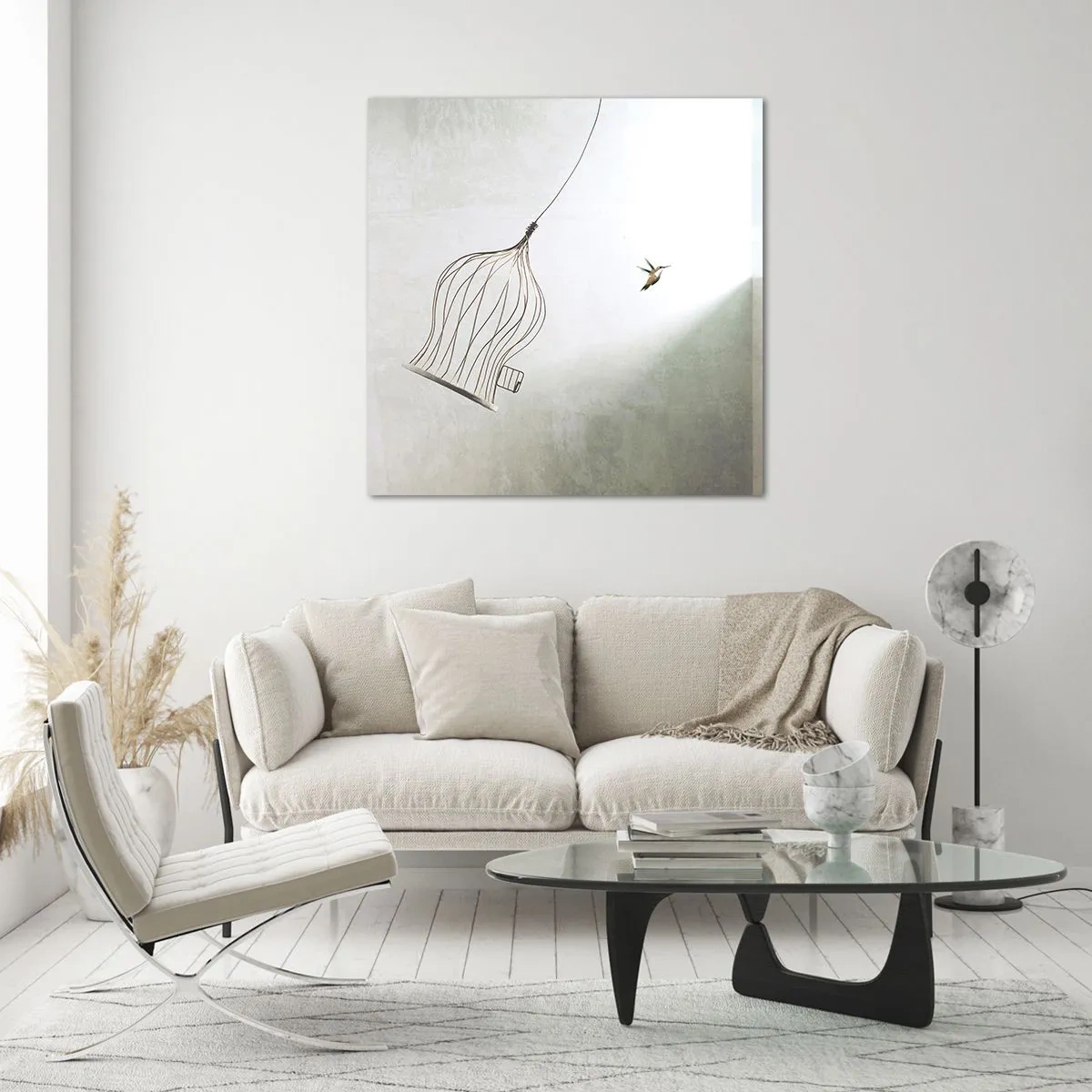 Tablou pe sticlă - Eliberat - 60x60 cm