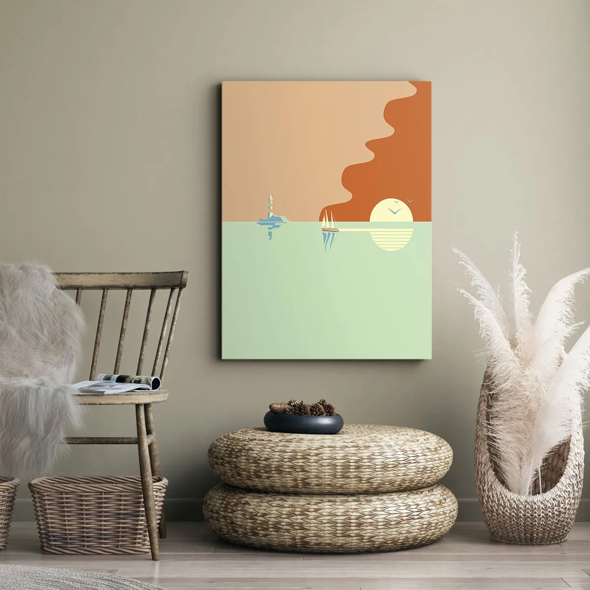 Tablou pe pânză - Peisaj marin perfect - 50x70 cm