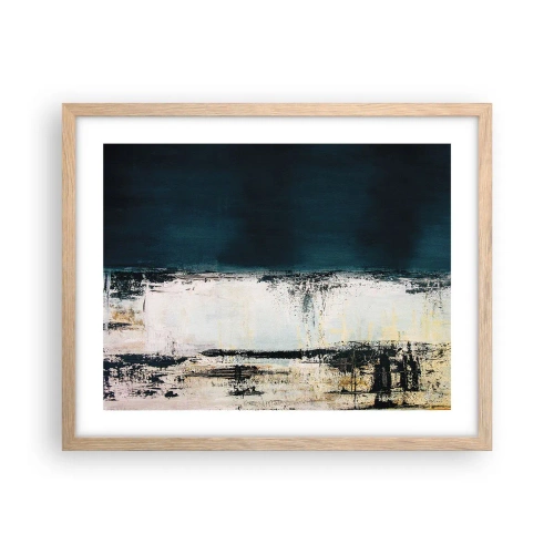 Poster în ramă de stejar deschis - Compoziție orizontală - 50x40 cm
