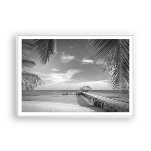 Poster în ramă albă - O amintire sau un vis? - 100x70 cm