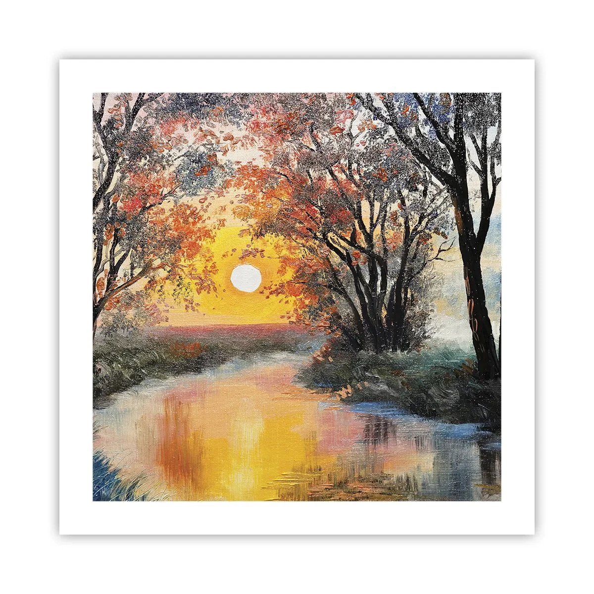 Poster - Atmosferă de toamnă - 50x50 cm