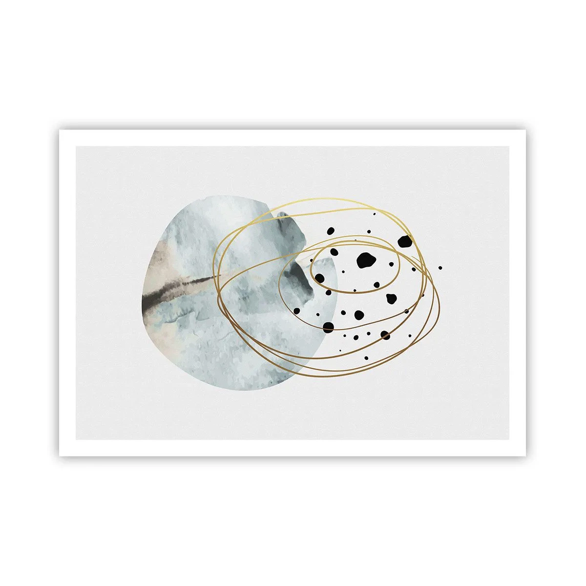 Poster - În îmbrățișarea spațiului - 100x70 cm