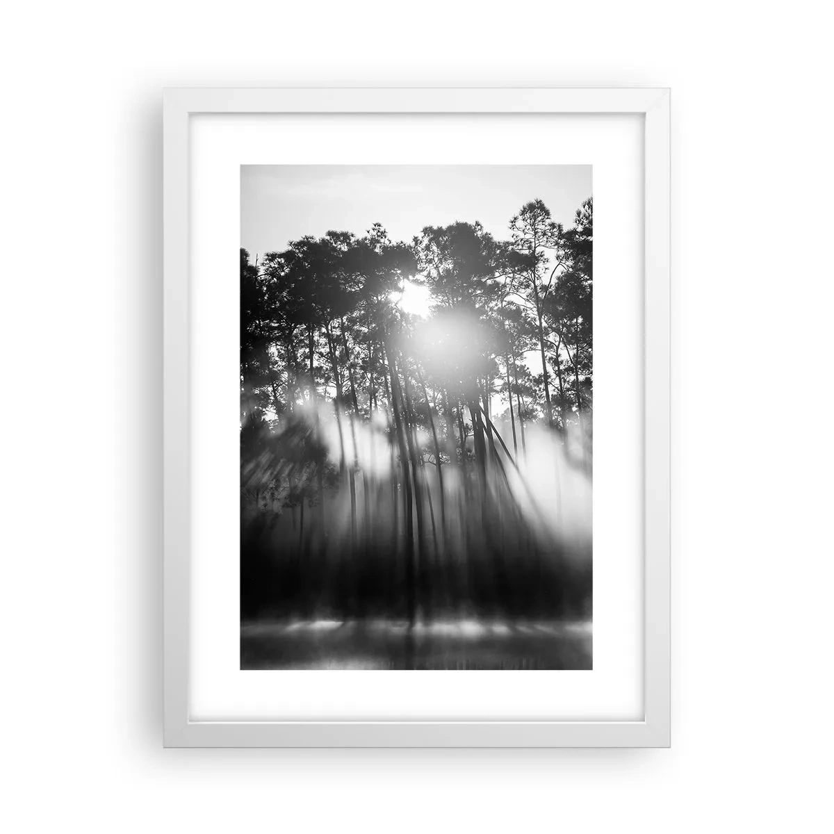 Poster în ramă albă - Soare de neoprit - 30x40 cm