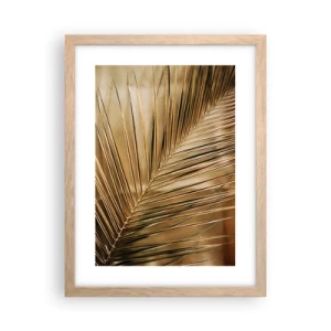 Poster în ramă de stejar deschis - Colonadă naturală - 30x40 cm