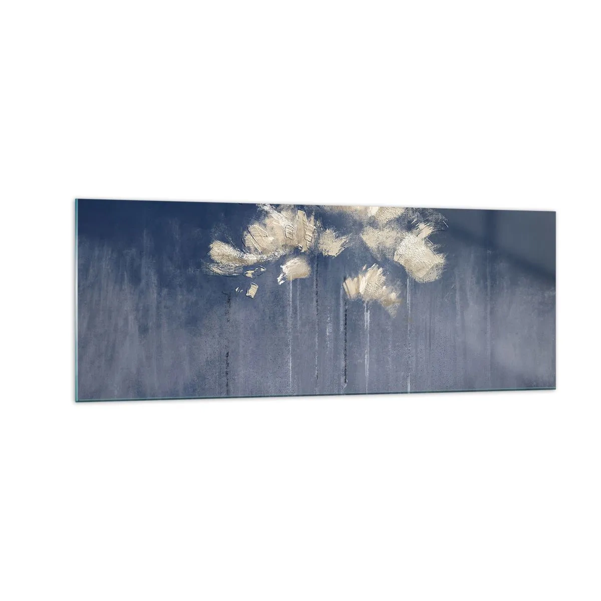 Tablou pe sticlă - Ca petalele în vânt - 140x50 cm