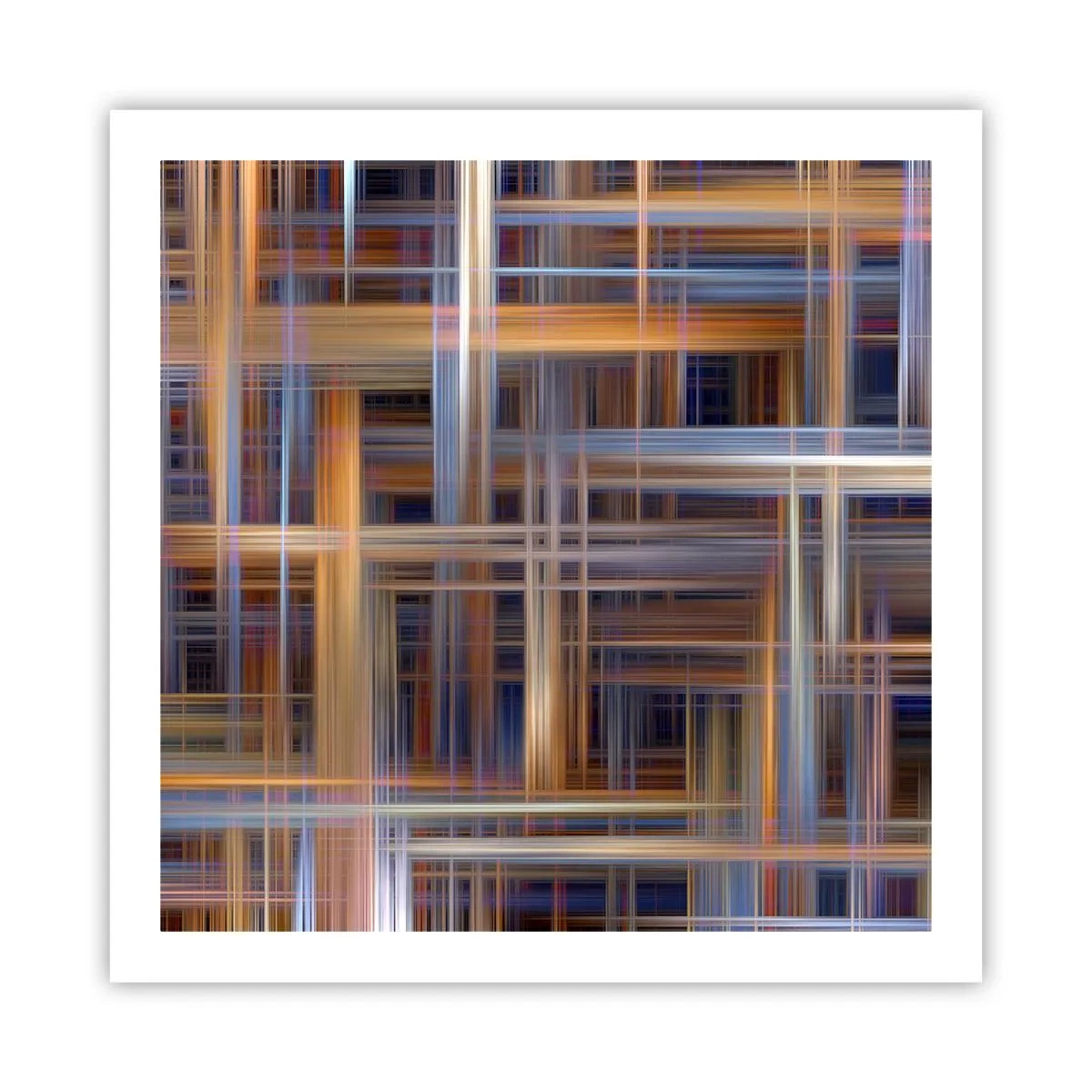 Poster - Țesut din lumină - 60x60 cm