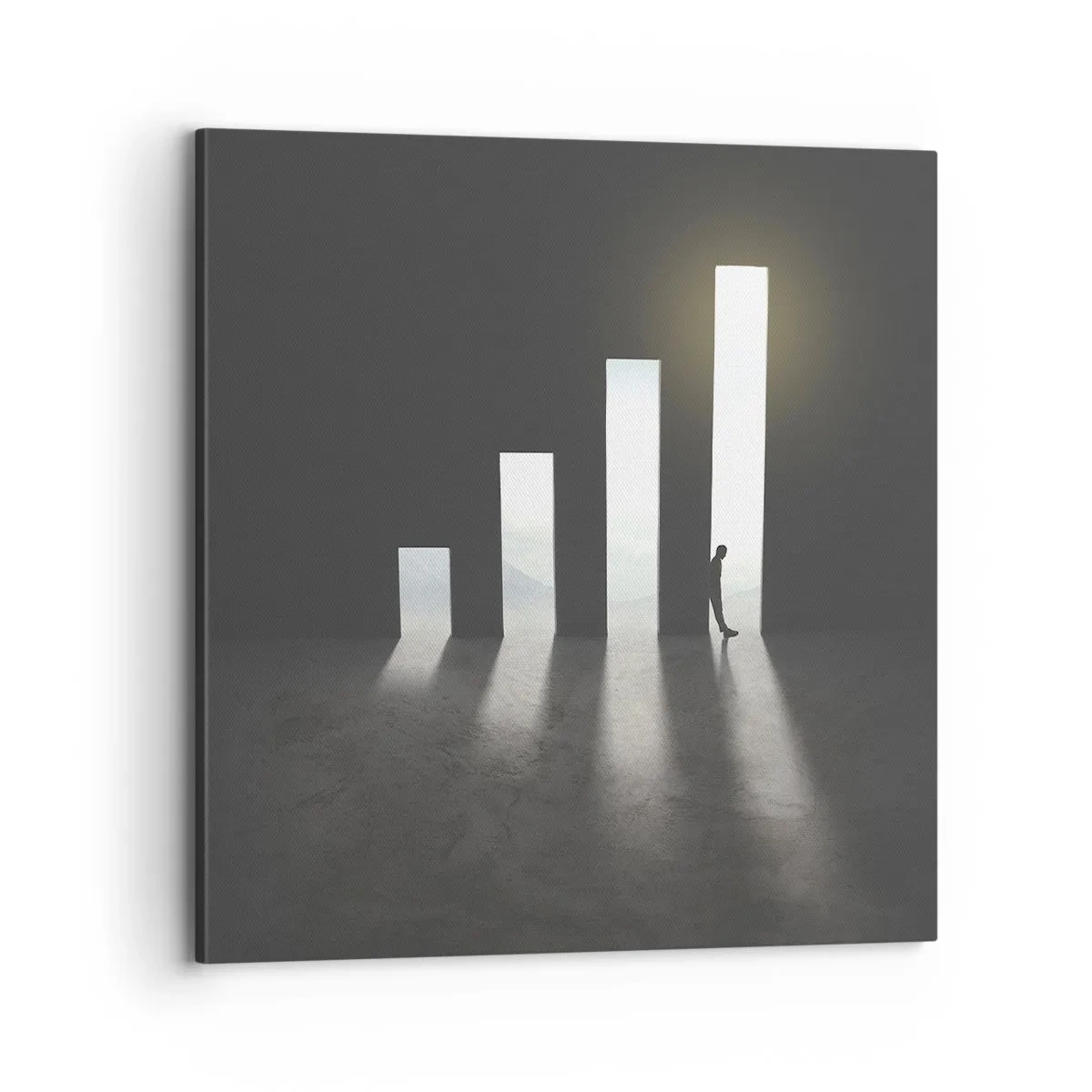 Tablou pe pânză - Succesul - o impresie - 70x70 cm