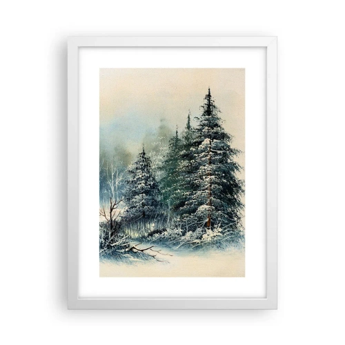 Poster în ramă albă - Gata pentru Crăciun - 30x40 cm