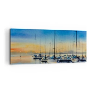 Tablou pe pânză - Sfârșitul unei zile bune - 100x40 cm