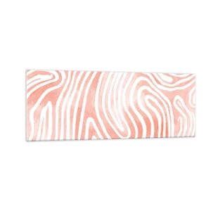 Tablou pe sticlă - Într-un labirint de coral - 140x50 cm