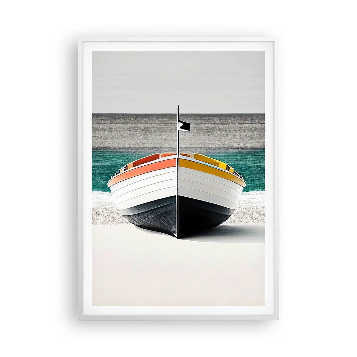 Poster în ramă albă - În locul ei - 70x100 cm