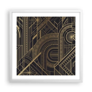 Poster în ramă albă - Concepte, idei, planuri - 50x50 cm