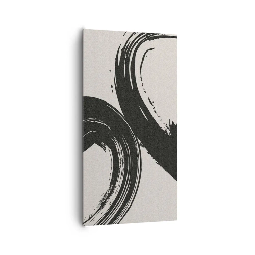 Tablou pe pânză - Tare și circular - 65x120 cm